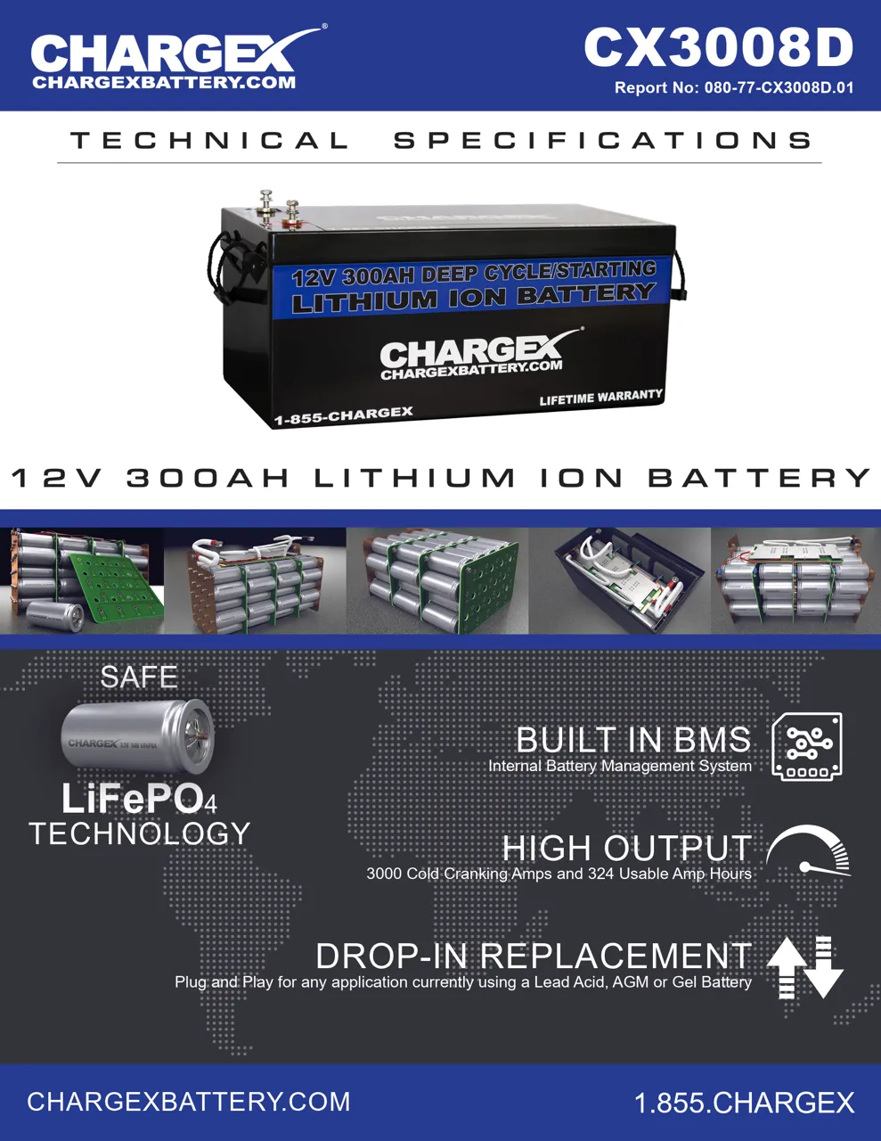 Chargex CX3008D datasheet before the redesign
