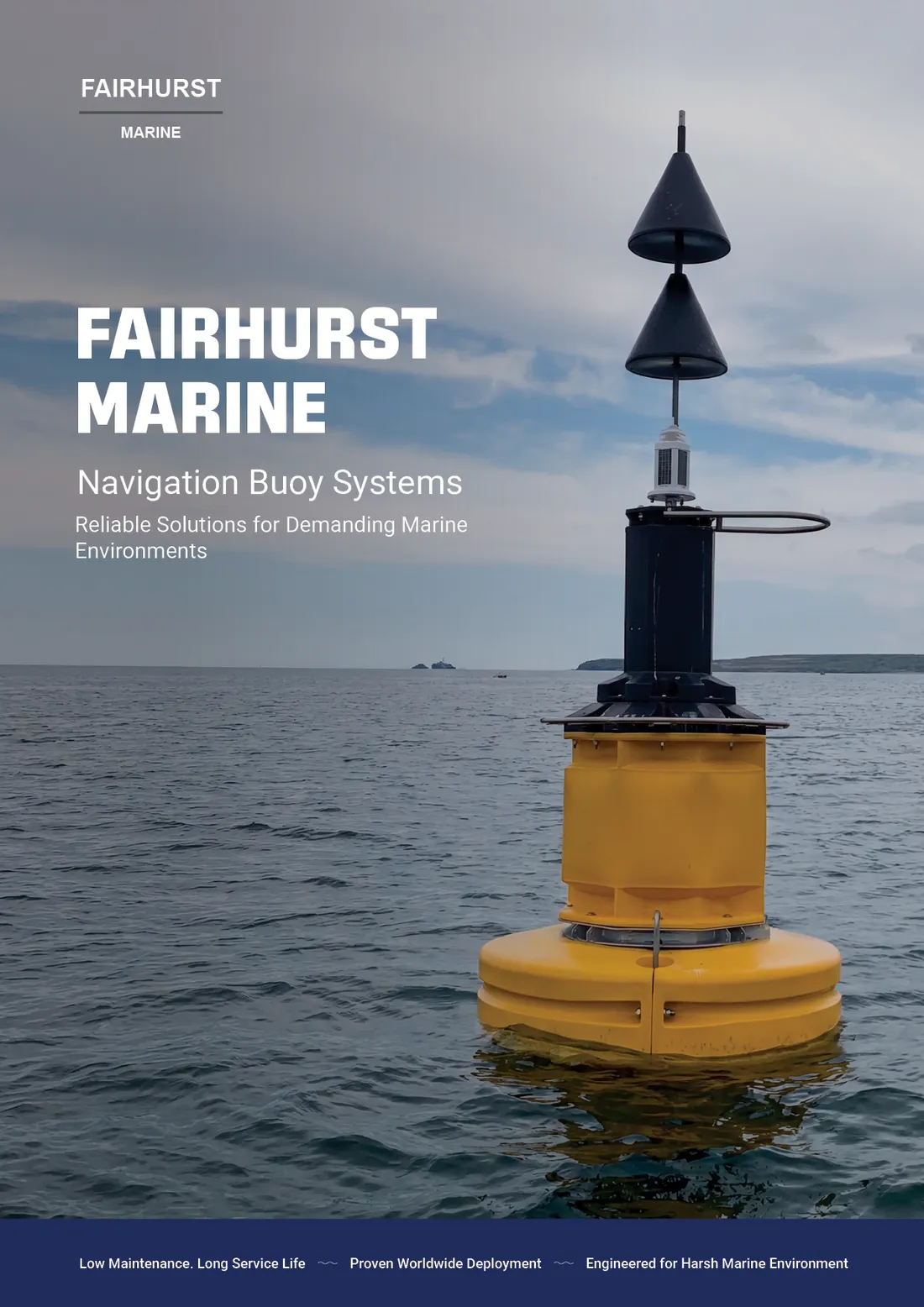Fairhurst Marine navigation buoy systems brochure, cover