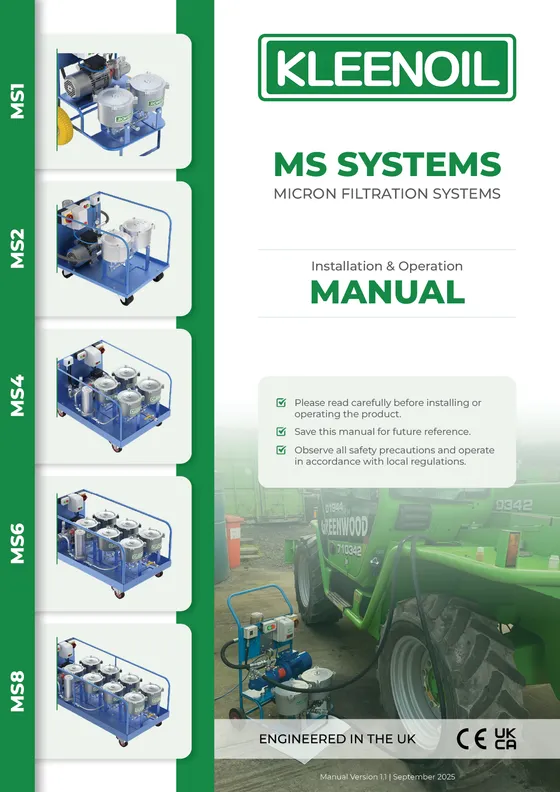 User Manual Design example: Kleenoil Filtration