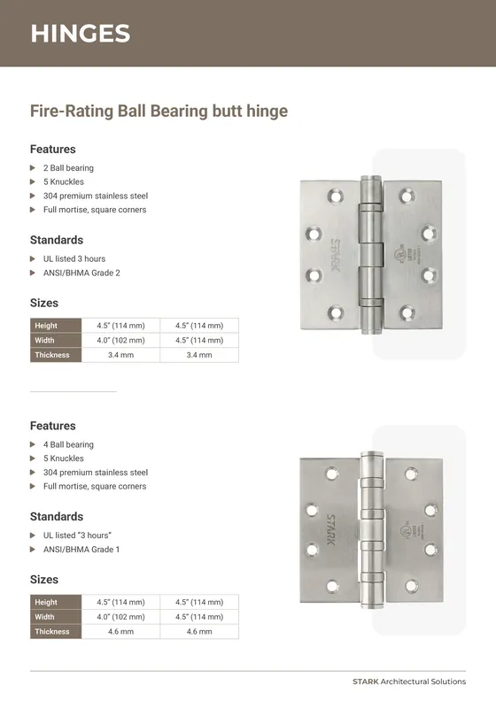 Stark Architectural Solutions document page